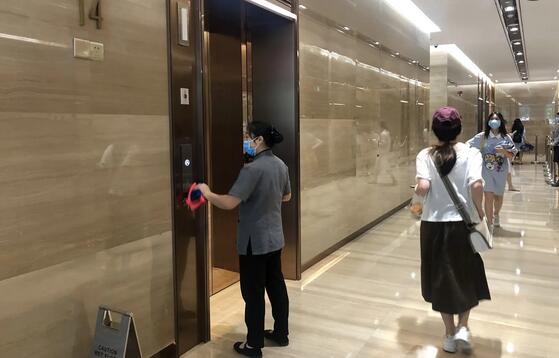 廣州寫字樓開荒保潔現場